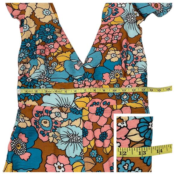 Dodo Bar Or Jenny Floral Jumpsuit - Flower Brown - Medium - Picture 4 of 16